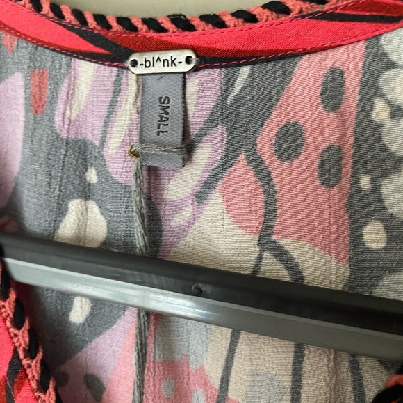 NWT BL^NK LONDON X ANTHROPOLOGIE Butterfly Faux Wrap Midi Dress Size Small - Picture 7 of 12